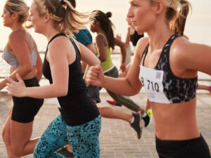 women's marathon, exercise, cortisol, stress, women's health