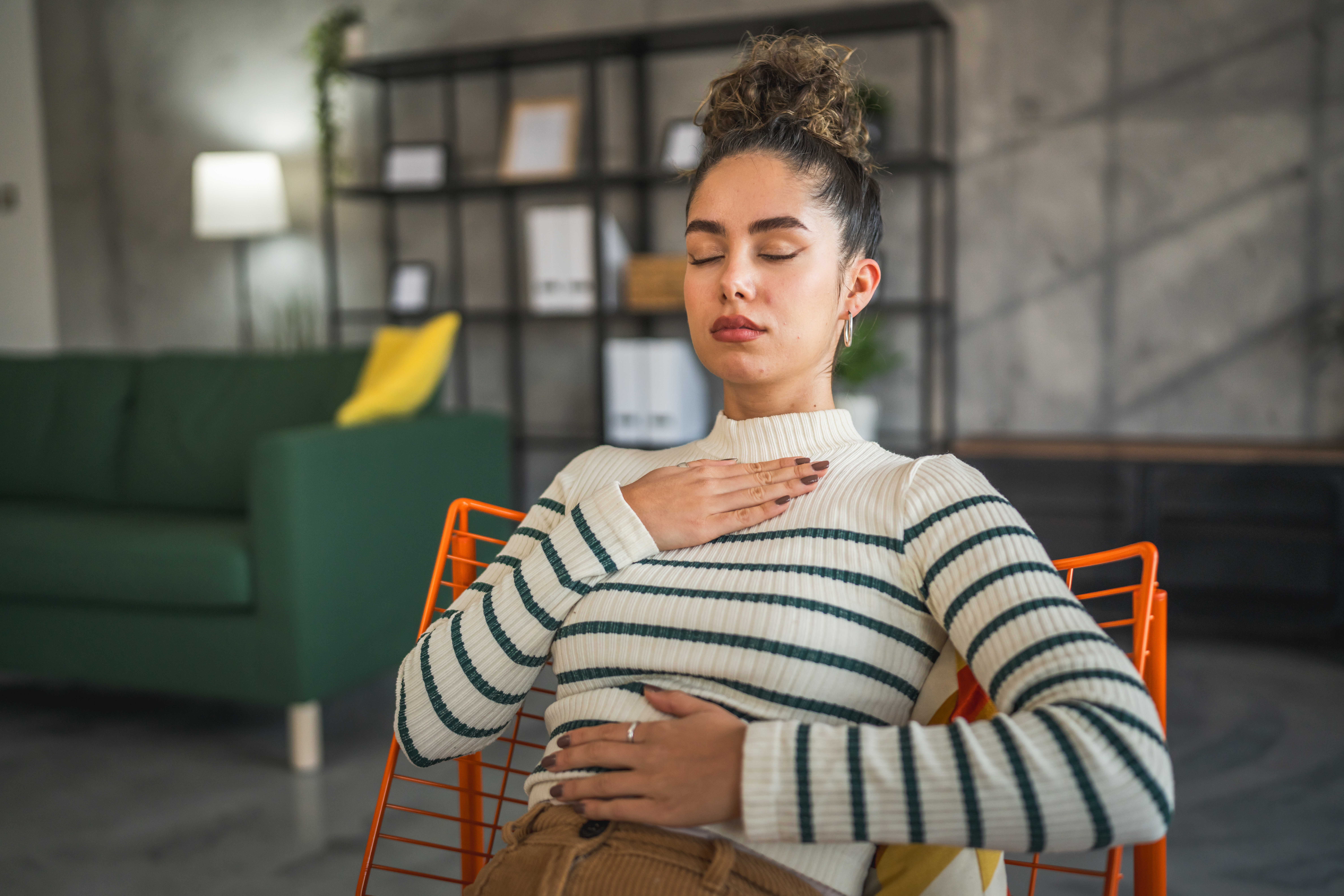 chronic stress, breathing techniques, hormones