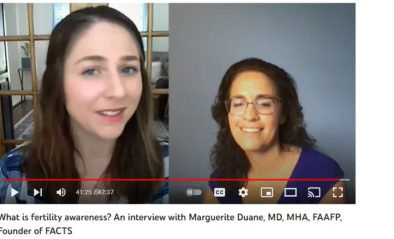 What are FAMs, what are fertility awareness methods, Natural Womanhood exclusive video interview, What is fertility awareness, Dr. Marguerite Duane, Fertility Appreciation Collaborative to Teach the Science, FACTS about Fertility,